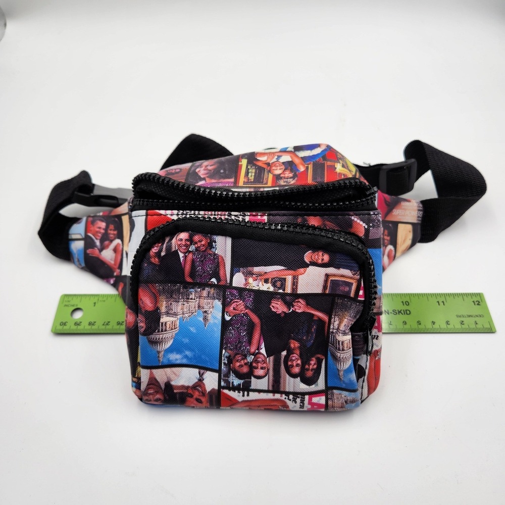 Obama Family Collage Fanny Pack Belt‎ Bag Carrier Unique Boho Retro - Picture 5 of 10